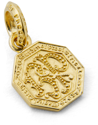 オクタゴン イニシャルペンダント（K18）